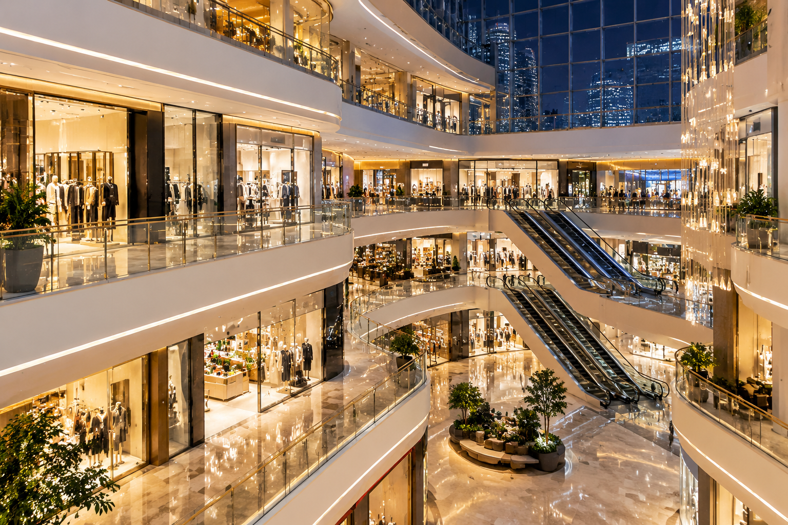 Retail fit-out rollout — illustrative photography