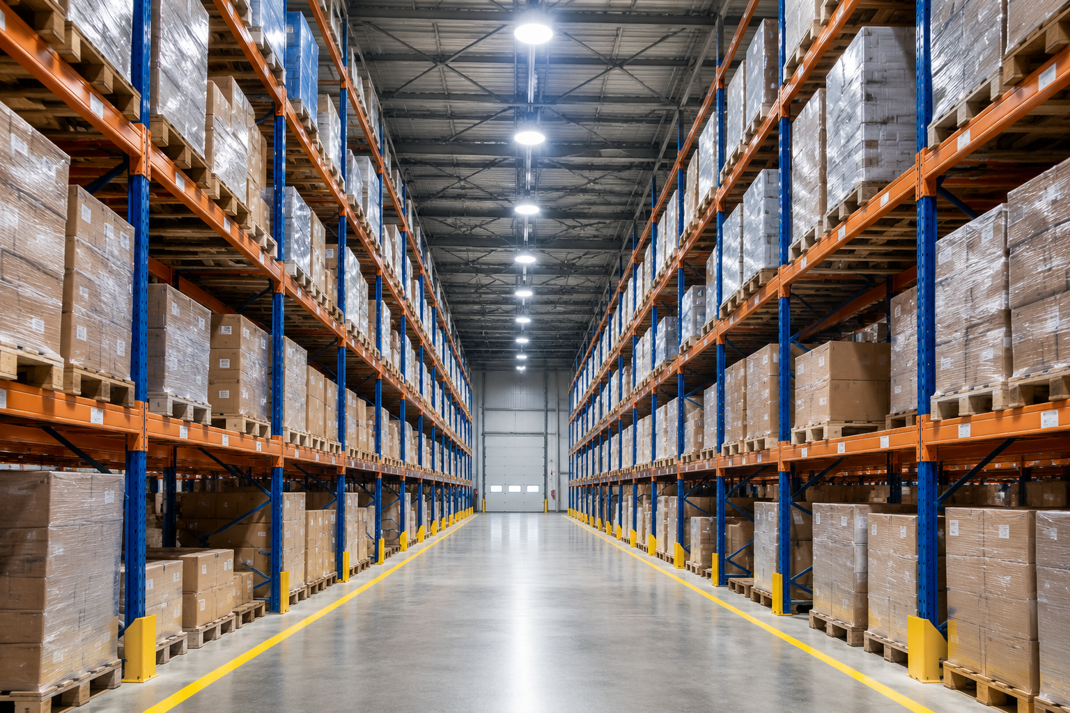 Warehouse retrofit — illustrative photography