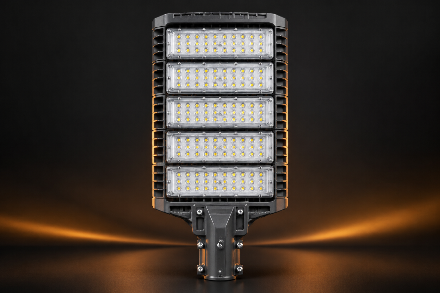 LED street lights by road class