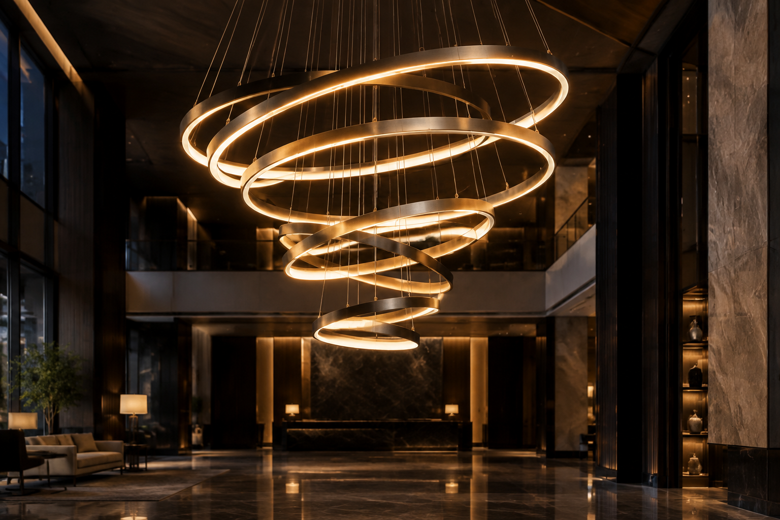 AURELUX chandeliers pendants — illustrative photography