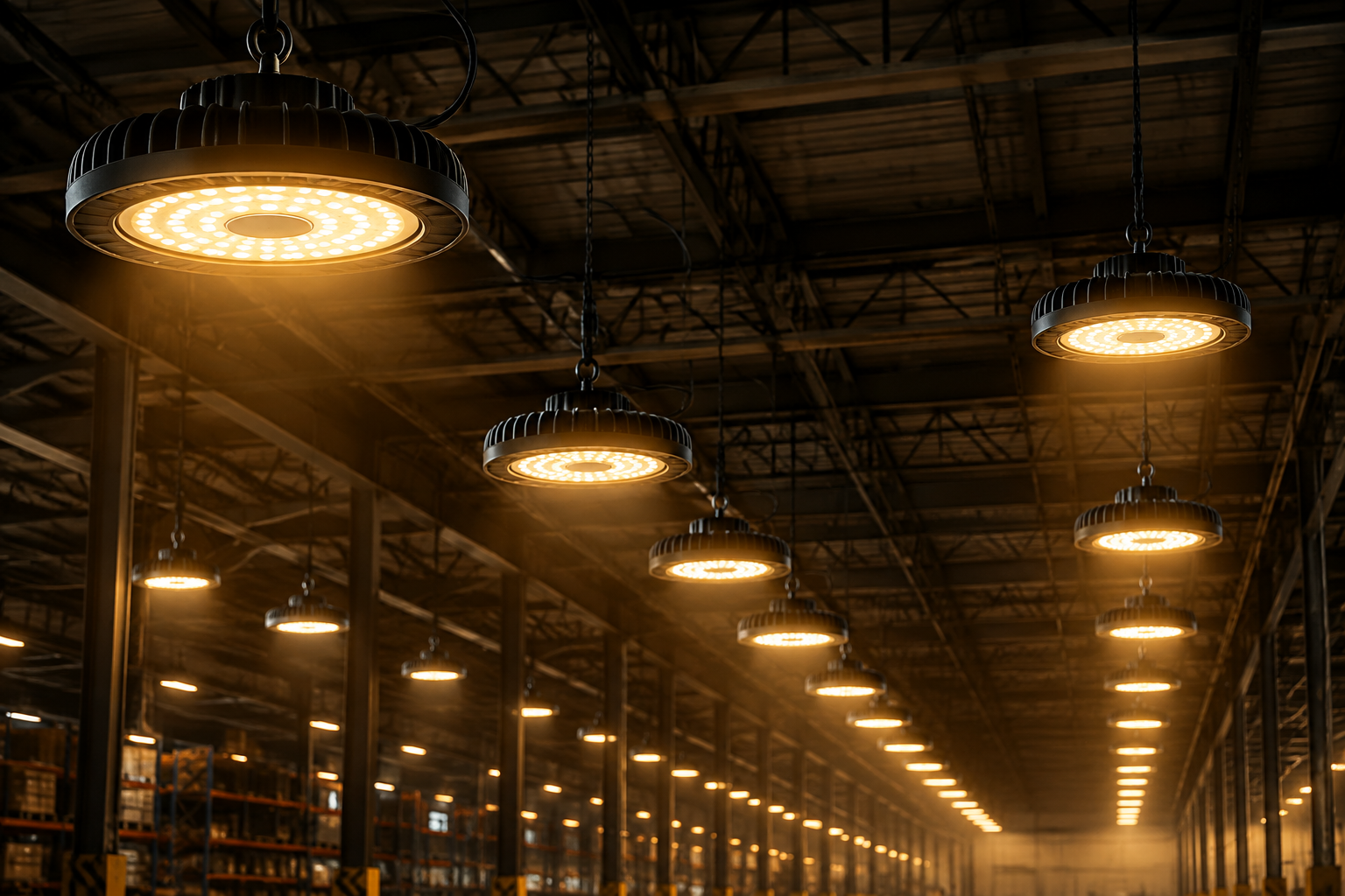 AURELUX industrial lighting — illustrative photography