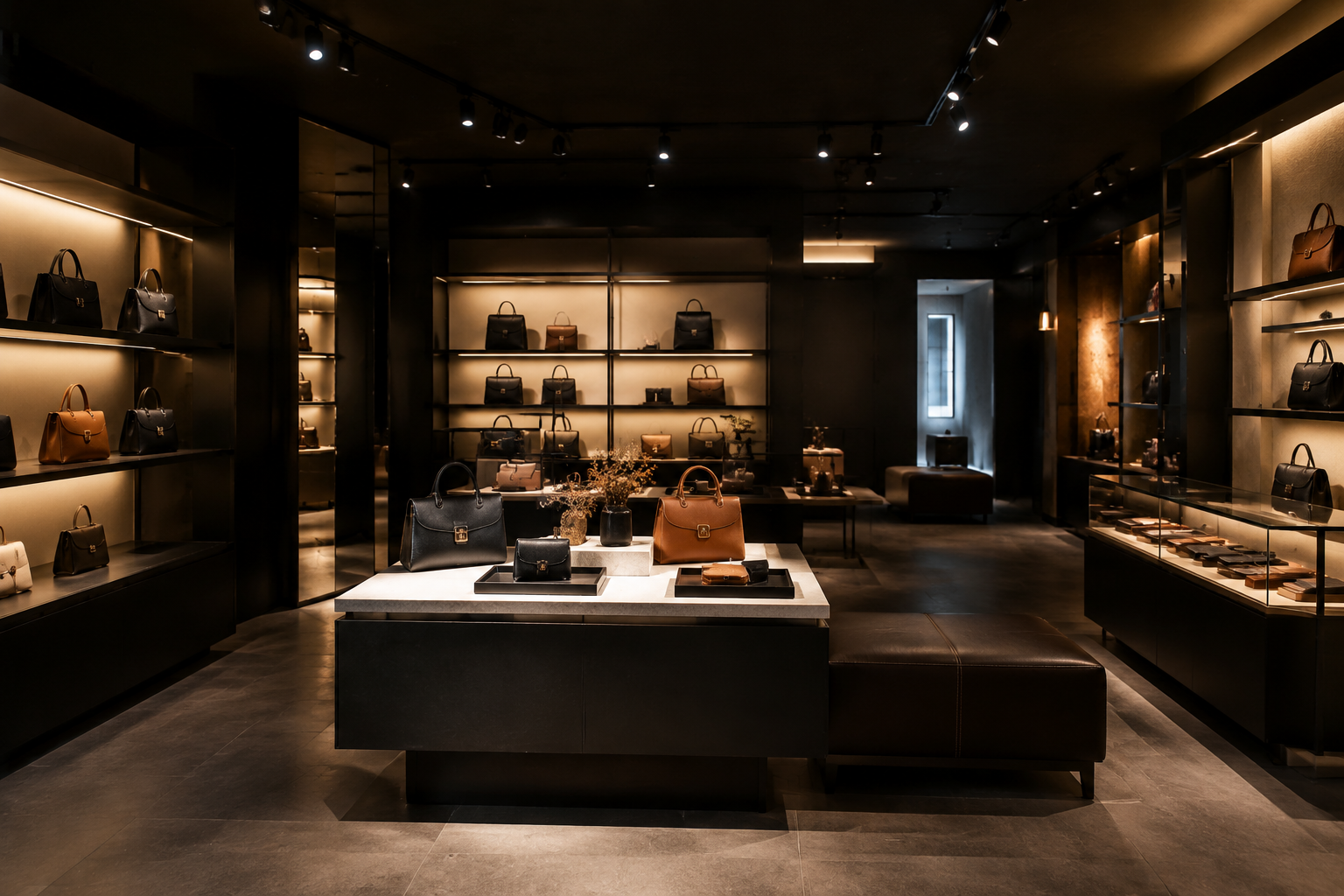 AURELUX retail lighting — illustrative photography